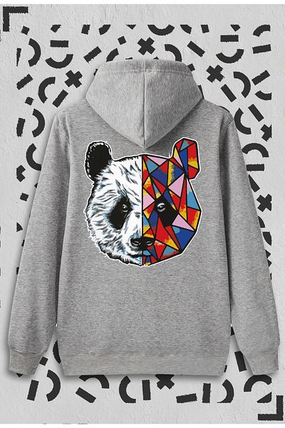 Jooy Company Φούτερ Unisex Grey Stay True Tokyo Panda
