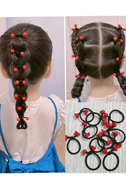 GÜLPEŞE 10 bucăți cataramă cu mărgele roșii cu detaliu iepure Cataramă din ca...