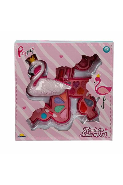 Genel Markalar Pretty Pinky Flamingo Kutulu 3 Katlı Makyaj Güzellik Seti Sürü...