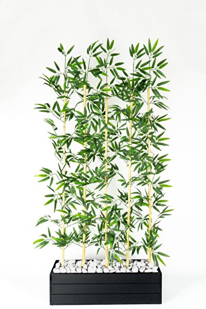YAPAY ÇİÇEKÇİNİZ 170 εκ. Τεχνητός διαχωριστής μπαμπού με 5 καλαμάκια μπαμπού σε γλάστρα 75 εκ.