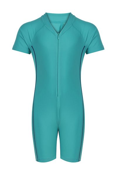 Adasea Solid Color Children's Swimsuit Jumpsuit