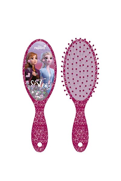 Disney Kız Çocuk Frozen Simli Ve Pullu Saç Fırçası 44702