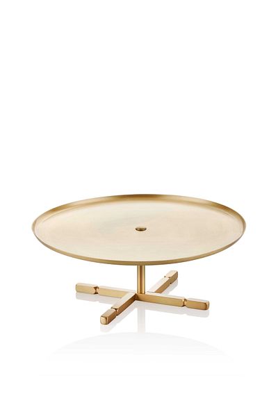 The Mia Brass Rice Cake & Cake Serving 10 X 21 Cm