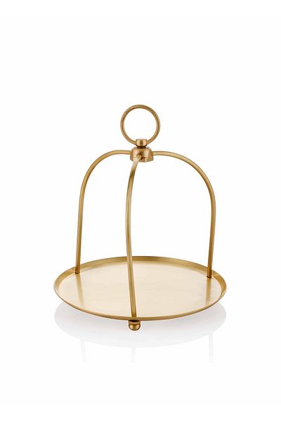 The Mia Brass Brass Presentation & Serving Tray 17 X 18 Cm