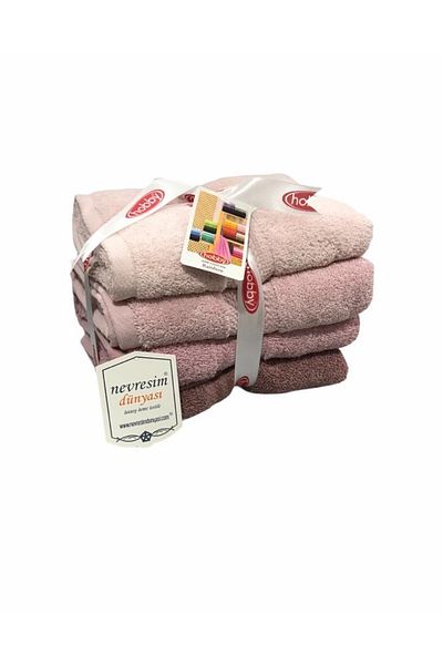 Hobby Rainbow 4-Piece Towel Set Powder