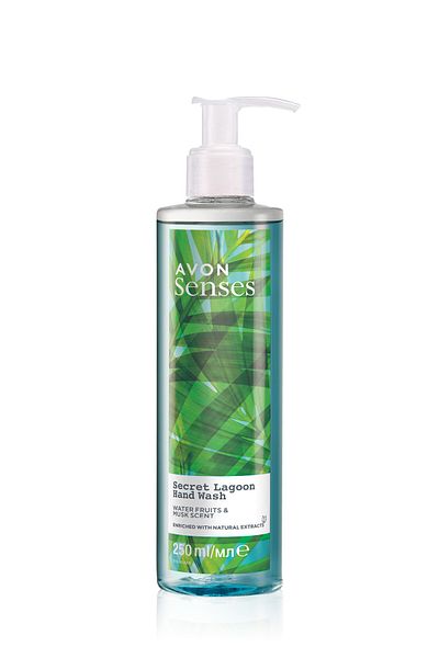 AVON Senses Secret Lagoon Water Fruits and Musk Scented Liquid Hand Soap 250 Ml