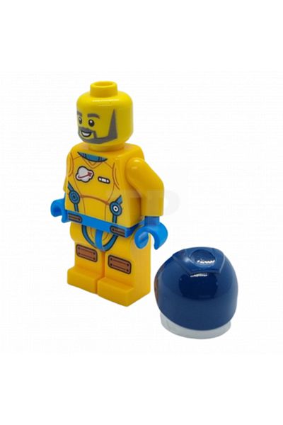 LEGO Original Accessory Moc City Town Minifigure Minifigure Mars Moon Orange Space Garment Male Astronaut