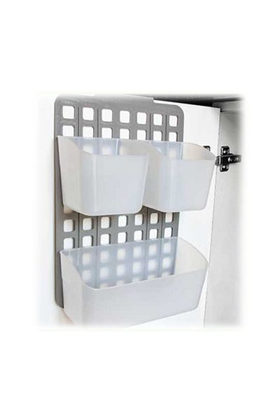 OMAK Decobella Level Adjustable Organizer 1 Wide 2 Narrow Compartments