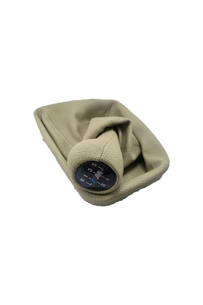 İst-Oto Bmw E30- E34 Gear Bellow + Gear Knob Beige Set