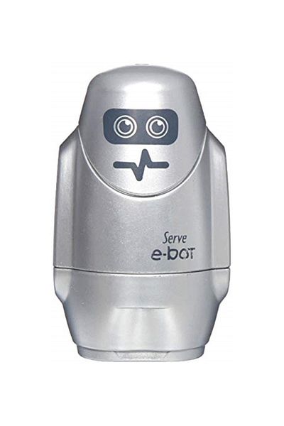 Serve E-bot Eraser Pen Tray Metallic Gray Single