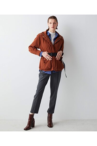 İpekyol Kemer Aksesuarlı Mont