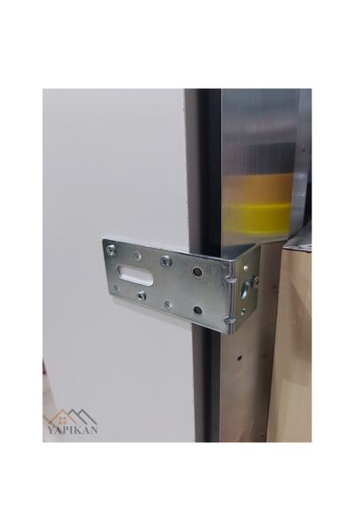 Yapıkan 4 Adet L Demir Gönye Köşebent 2x40x88x32mm - Deprem Mobilya Dolap Sabitleme Köşe Birleştirme Aparatı