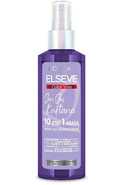 ELSEVE Mor Sıvı Sarı Saç Bakım Kremi 150 Ml