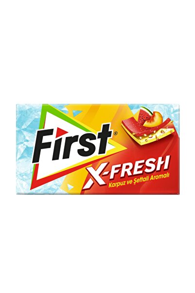 First X-Fresh Şeftali Karpuz Aromalı Sakız 27 G