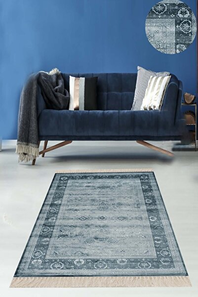 on the clouds Osmanlı Motifler Desenli Etnik Dijital Baskı Yıkanabilir Kaymaz...