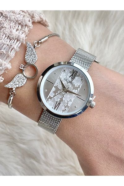 Homies Women's Wristwatch and Gift Bracelet Set