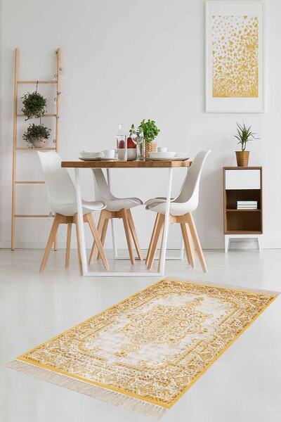 on the clouds Osmanlı Desen Göbekli Dijital Baskı Yıkanabilir Modern Salon Ha...