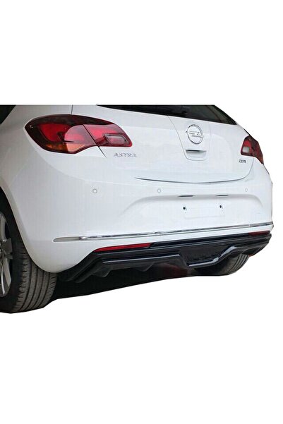 ps dizayn Opel Astra J Hb (2013-2015) Makyajlı Custom Arka Tampon Eki - Difüz...