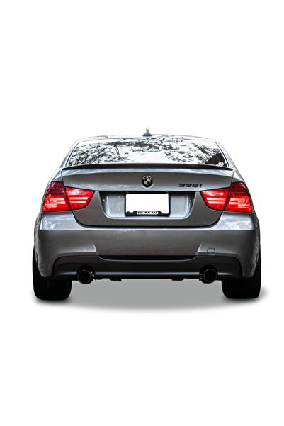 ps dizayn Bmw 3 Serisi E90 2006 - 2011 3.35 Arka Tampon Eki - Difüzör (plastik)