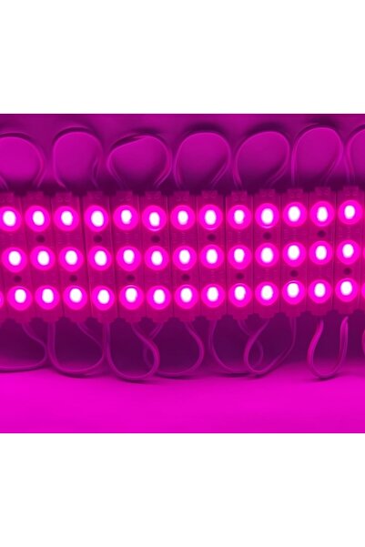 tawitec 3’ Lü Mercek Modül Led – 1.5 Watt – 12 Volt – Smd 2835 – Pembe - 20 Adet
