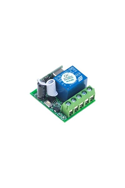 LEDONLİNE 1 Kanal 433 Mhz Kablosuz Rf Alıcılı Röle Kartı