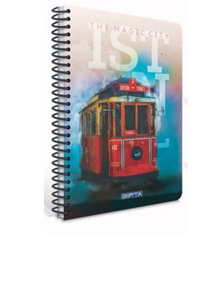 Gıpta Istanbul Themed 17x24 Spiraled Lined Notebook