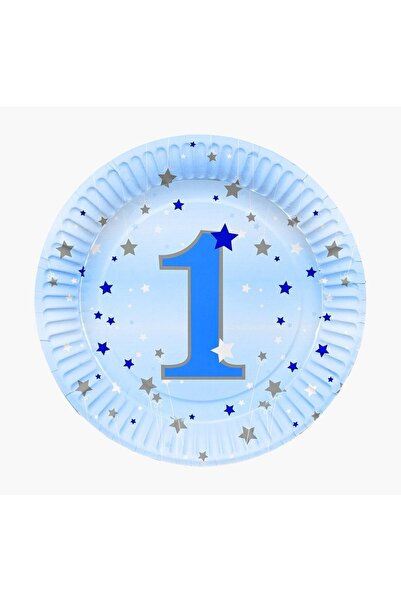 Parti Furyası طبق من الورق المقوى لمستلزمات الحفلات للرجال بعمر سنة واحدة، 8 ...