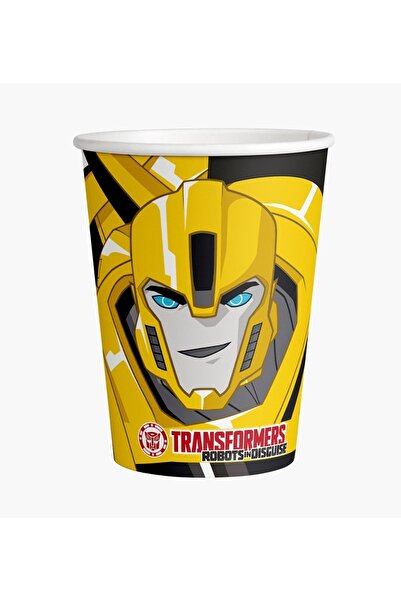 Parti Furyası مجموعة من 8 أكواب من الورق المقوى لمستلزمات الحفلات من بامبليبي