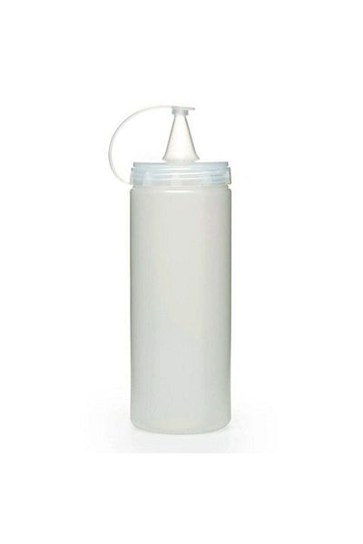 Buffer ® 2 قطعة غطاء شفاف مانع للتسرب زجاجة صلصة زيت وعاء زيت بلاستيكي 400 ملAP-9028