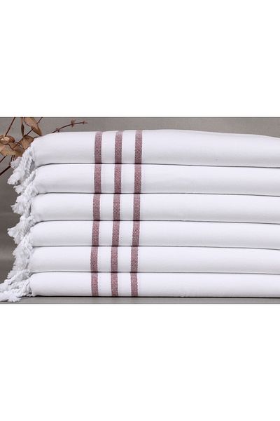 Kayra Export بيشتيمال كلاريت أحمر صغير الحجم 60x100 سم منديل قطني ديكور غسالة الأطباق