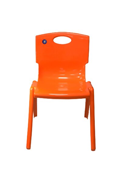Temel 1.Kalite Kırılmaz Çocuk Sandalyesi – Kreş Ve Anaokulu Sandalyesi Turunc...