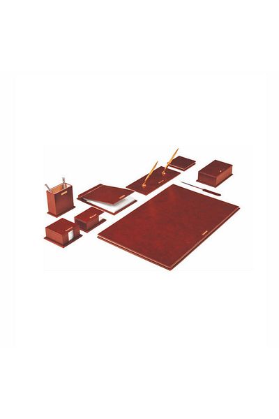 Gıpta Center 10 Piece Claret Red Desk Pad Set 7140