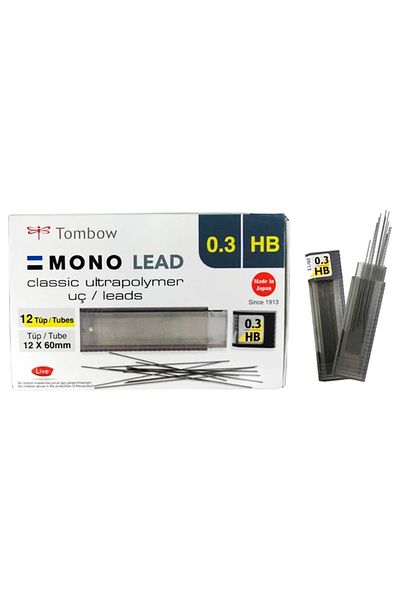 Tombow Economical Min Classic Mono Lead Hb 0.3 Pack of 12 |   Mm R3-Rg Hb