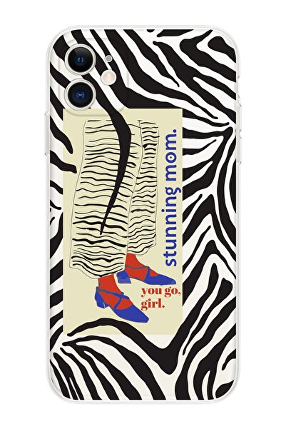 shoptocase Iphone 11 Lüx Şeffaf Stunning Mom Tasarımlı Telefon Kılıfı