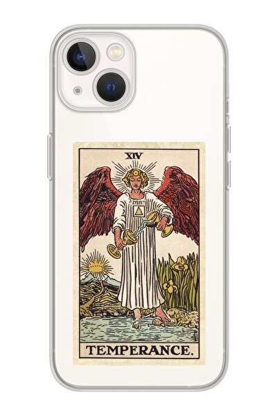 shoptocase حافظة هاتف آيفون 13 شفافة بنمط الاعتدال