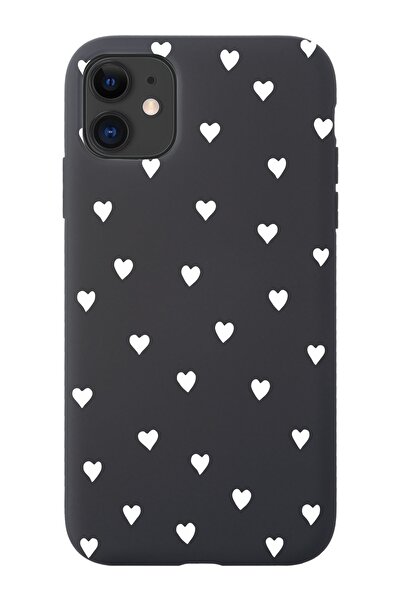 shoptocase Iphone11 Siyah Lansman Kalpler Telefon Kılıfı