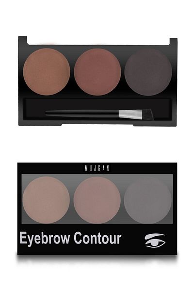 MUJGAN Romantic 3-piece Eyebrow Shadow Flower Set