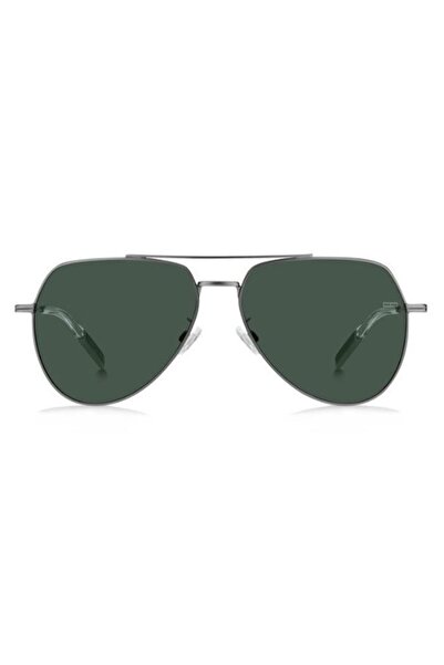 Tommy Jeans Tj 0064/f/s R80qt Unisex Matte Dark Metal Sunglasses