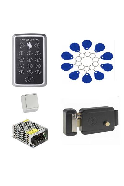 LEDONLİNE Rfid Şifreli Kapı Kilidi Seti Açma Dış Kapı Tirajlı Kilit Set Apart...