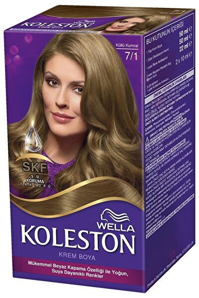 wella koleston Koleston Süper Saç Boyası Küllü Kumral 7/1 50 Ml Kategori: Saç...