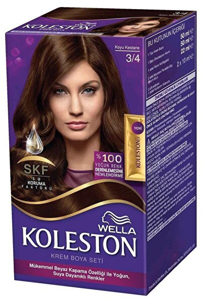 wella koleston Koleston Süper Saç Boyası Koyu Kestane 3/4 50 Ml Kategori: Saç...