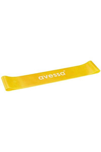 AVESSA Yellow Color Light Resistance Latex Aerobic Band - Lab100