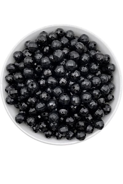 Boncuk 10 مللي متر اللون الأسود نموذج عالمي أكريليك ، مجوهرات ، خرز لصنع الحق...