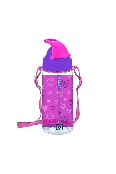 Gıpta Plastic Straw Flask 500 Cc 2562 Pink-purple