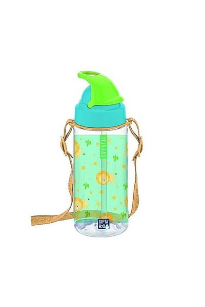 Gıpta Plastic Straw Flask 500 Cc 2562 Blue-green