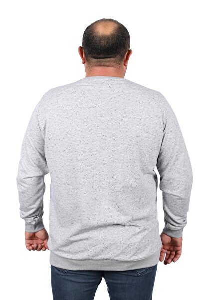 MocGrande Plus Size Sweat New York City 22704-γκρι