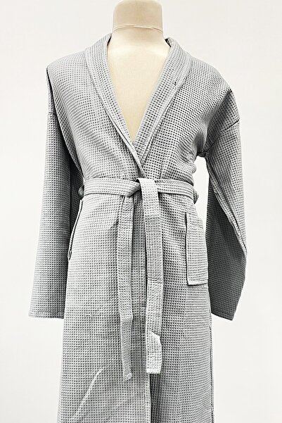 DURNES Plus Peshtemal Bathrobe 100% Cotton (100% Cotton) / Gray