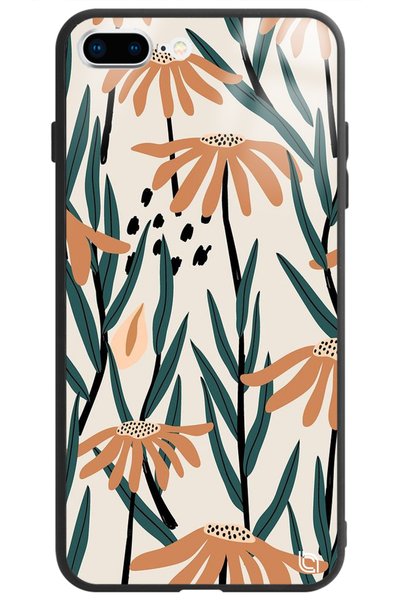 WANNA PROTECT iPhone 7 Plus Flower Premium Patterned Glossy Phone Case