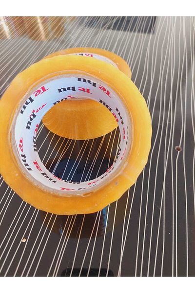 Otto 1st Class Quality Clear 100 Meters Tebu Duct Tape 2 Pieces