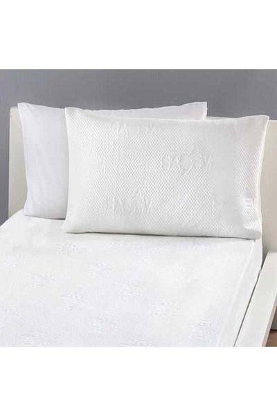 Sarev Double Jersey Mattress Pillow Cover,.white